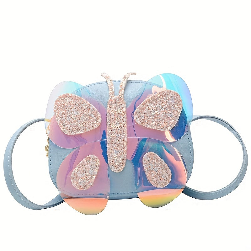 Butterfly Sequin Crossbody Bag Coin Purse Wallet Holiday Gift