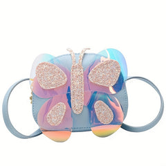 PU Butterfly Decor Crossbody Shoulder Bag Handbag Coin Purse Wallet