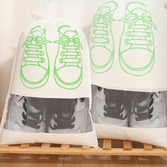 Portable Shoes Bag Drawstring Pouch Dustproof for Travel