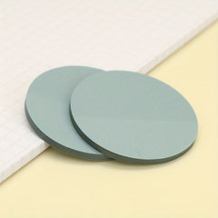 100pcs Round Transparent Sticky Notes, 8 Colors, Morandi Clear Sticky Tabs