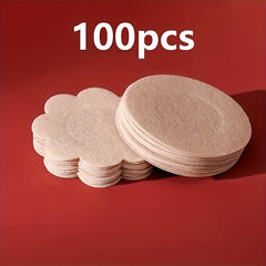 100pcs Disposable Breast Patch Anti-protruding Invisible Wedding Dress