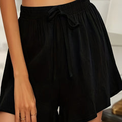 Women's Casual Elastic Drawstring Shorts