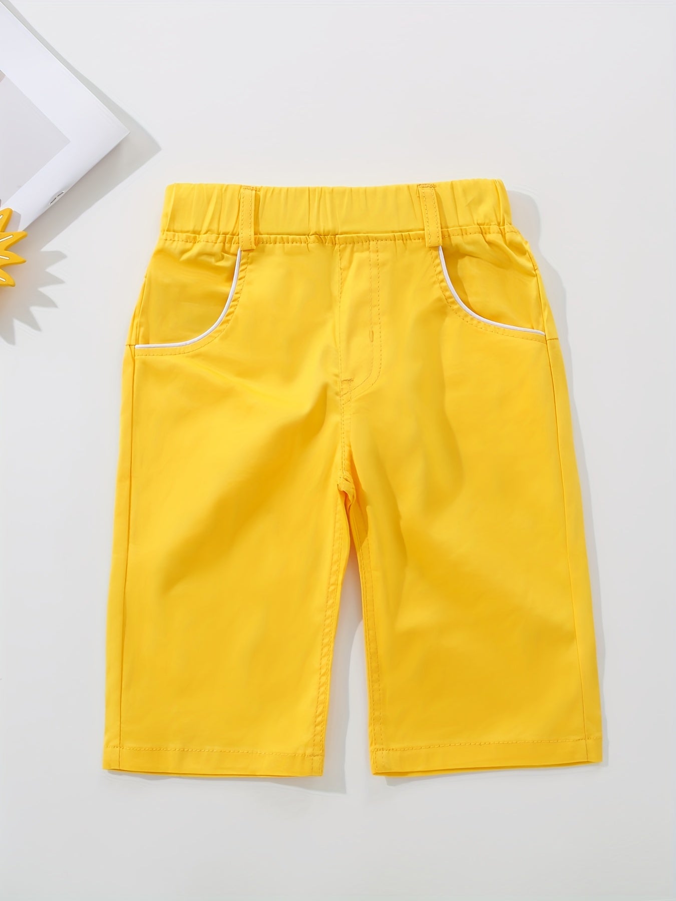 Boys Shorts Comfortable Preppy Style For Summer Kids