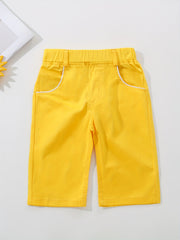 Boys Shorts Comfortable Preppy Style For Summer Kids