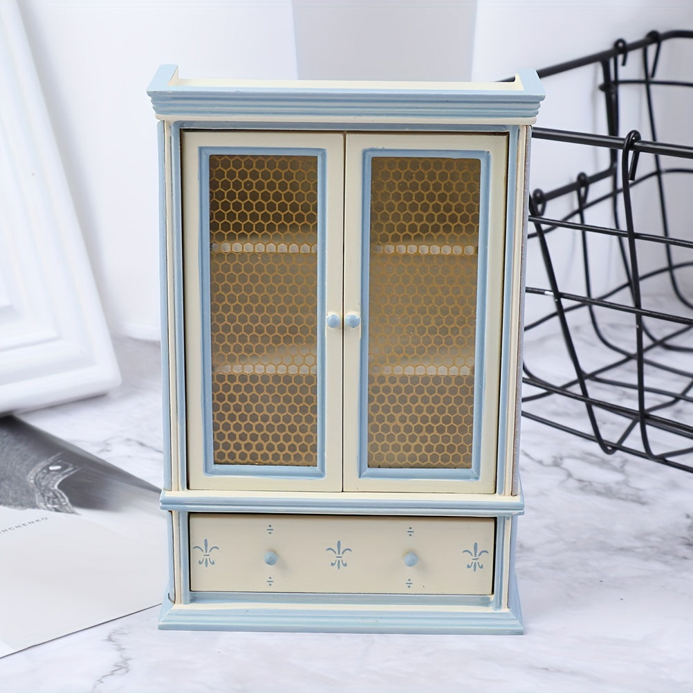1/12 Dollhouse Cupboards Display Cabinet Mini Furniture Home Decor DIY Toy