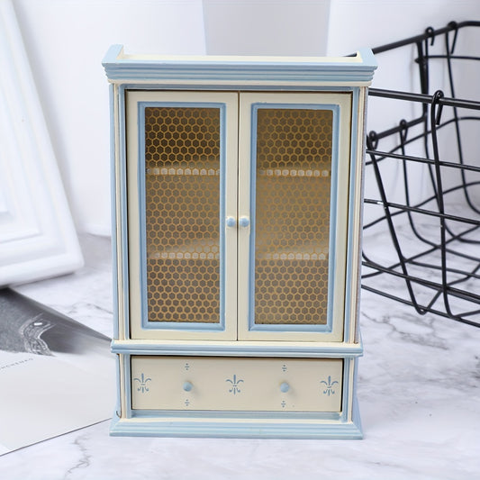 1/12 Dollhouse Cupboards Display Cabinet Mini Furniture Home Decor DIY Toy