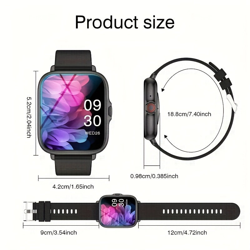 Unisex Sport Smartwatch 4 HD Display Wireless 5.0