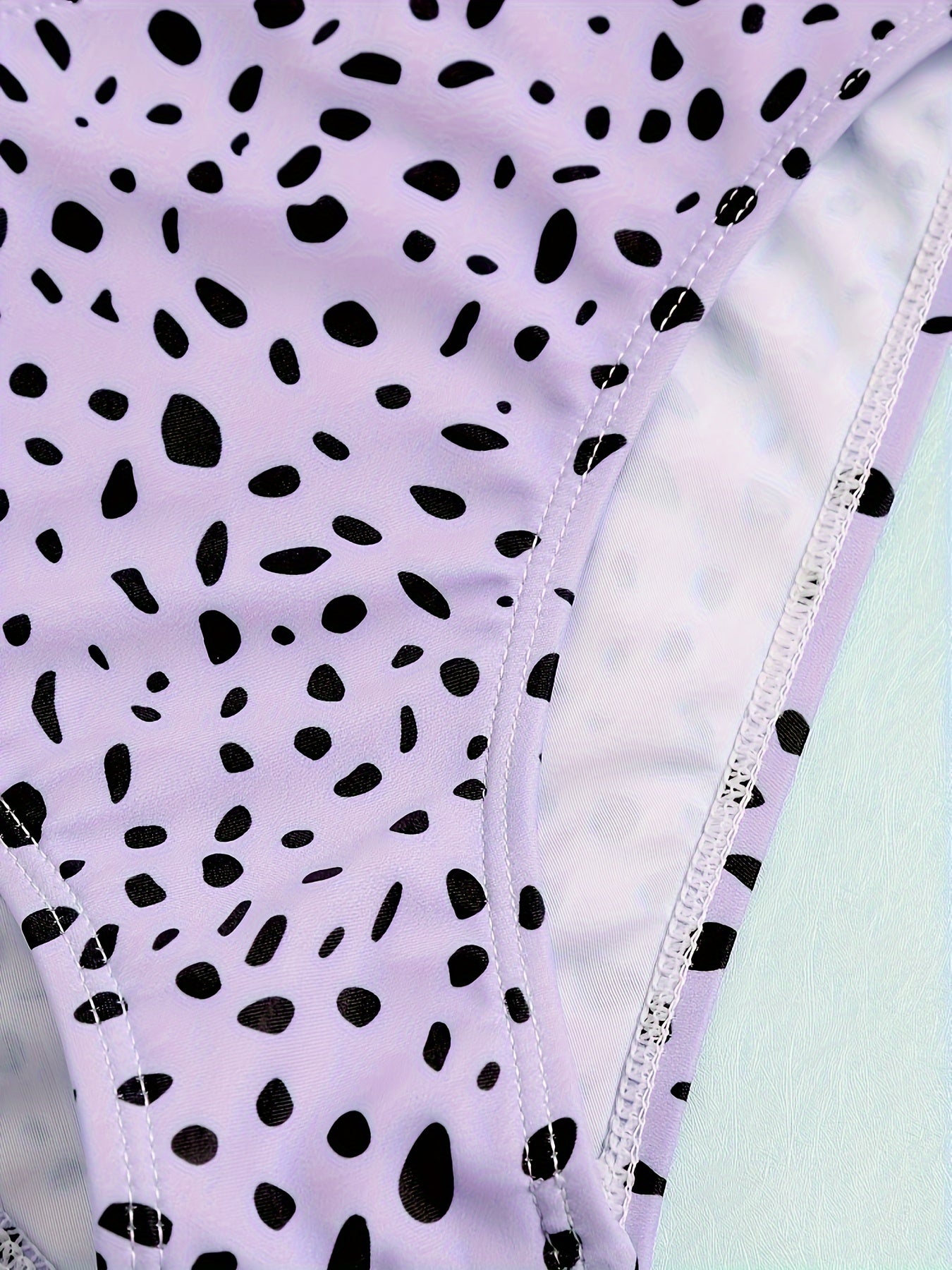 2pcs Leopard Print Swimsuit Set for Girls Summer Hawaii Gift