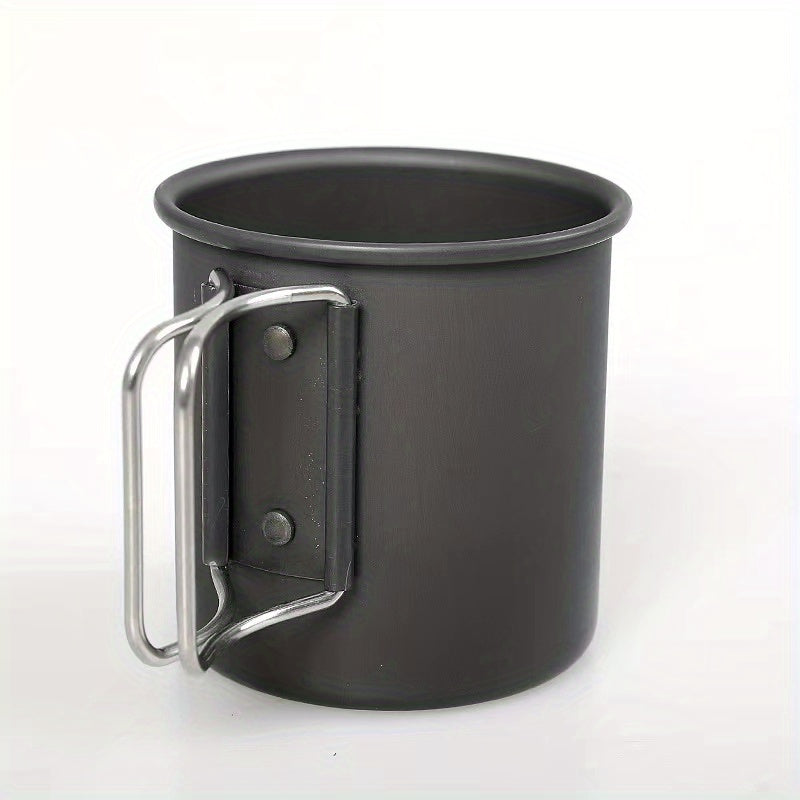 300ml Portable Folding Aluminum Water Cup for Camping Picnic Hiking