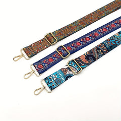 Vintage Pattern Wide Strap Lightweight Adjustable Durable Travel Accessories
