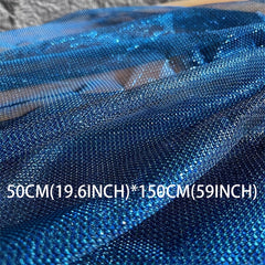 1pc Metallic Fabric DIY Fabric Tulle For Sewing Apparel Costumes