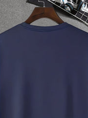 Watercolor Deer Print Men's Comfort Tee for Outdoor Summer