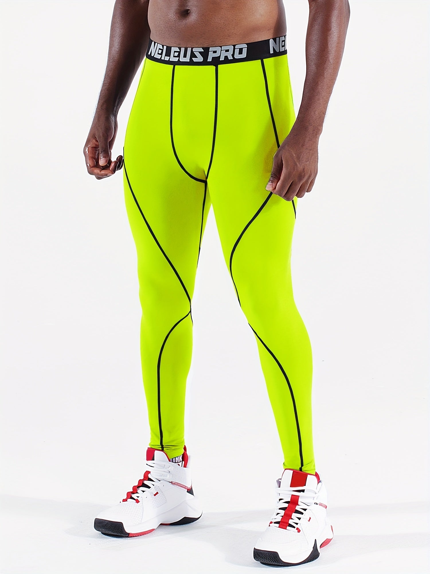 Men's Compression Leggings Dry & Breathable for Yoga Running
