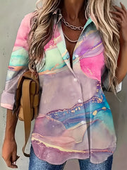 Blouse Women's Plus Mable Print Shirt