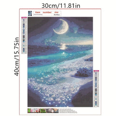 5D Moon On The Beach Diamond Painting 30x40cm