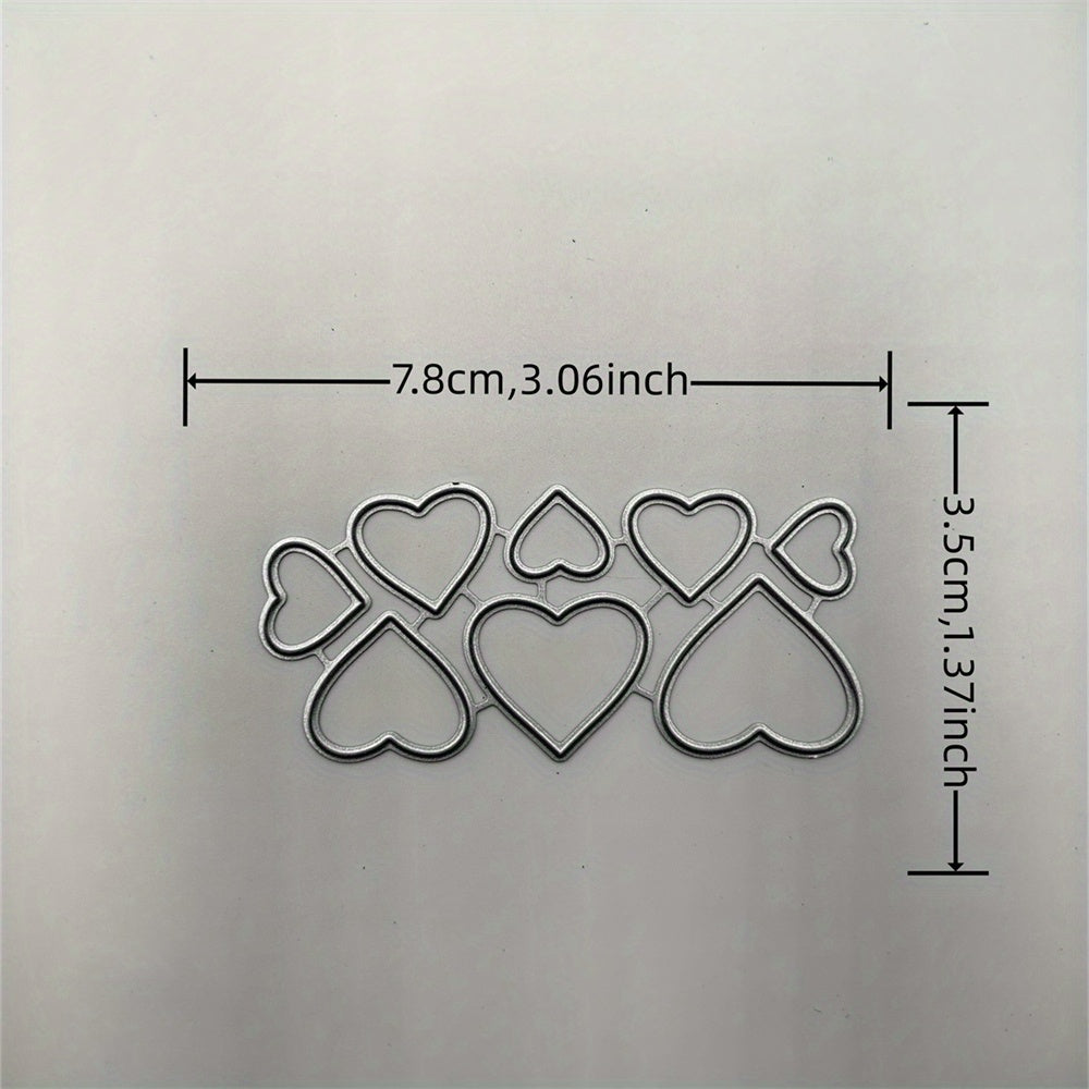 Love Heart Cutting Mold DIY Album Paper Card Scrapbook Decor Craft