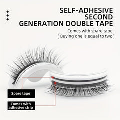 Natural Self-adhesive False Eyelashes Easy Wearing Natural Look Lashes