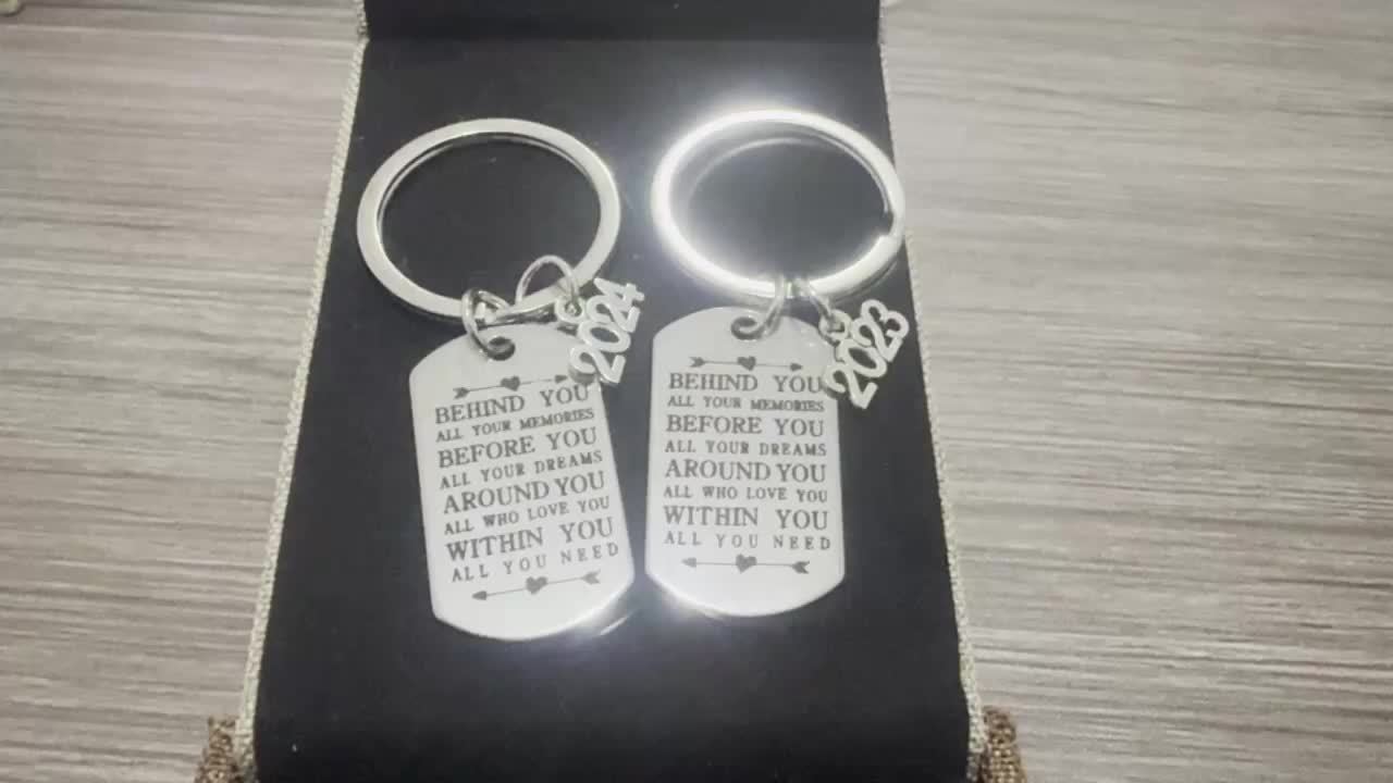 Graduates Inspirational Keychain Pendant Graduation Gift