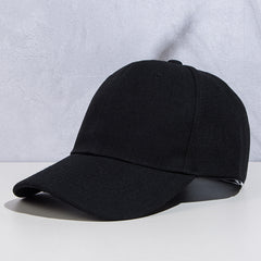 Versatile Baseball Cap Casual Solid Peaked Cap Sun Hat