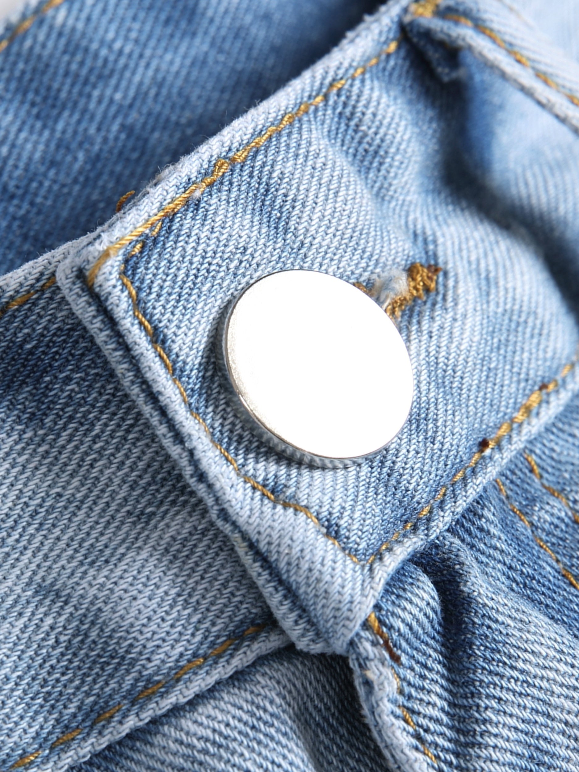 Men's Distressed Denim Shorts for Summer