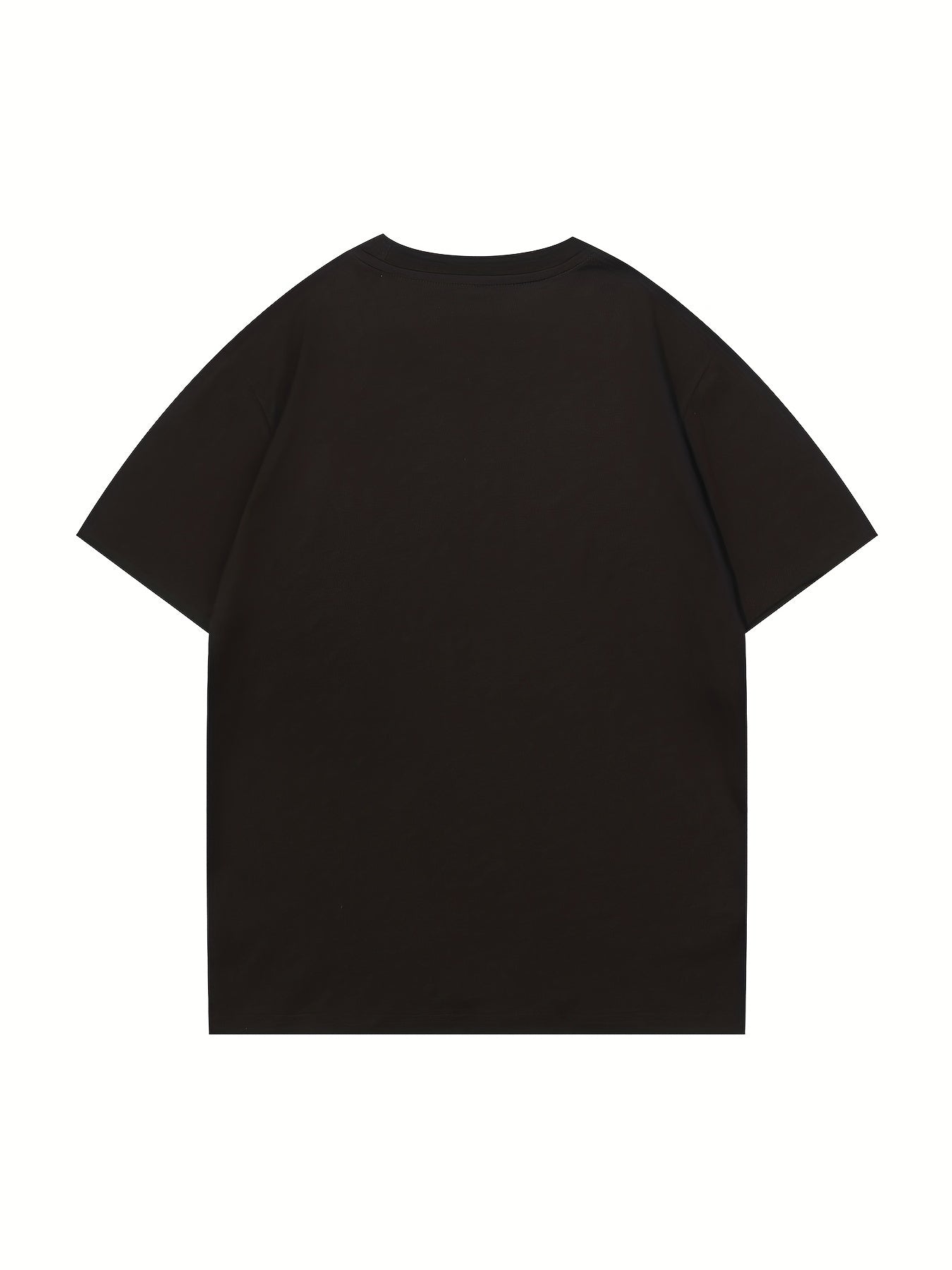 Kids Plain Cotton T Shirt Breathable Short Sleeve Top Boys Girls