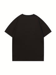 Kids Plain Cotton T Shirt Breathable Short Sleeve Top Boys Girls