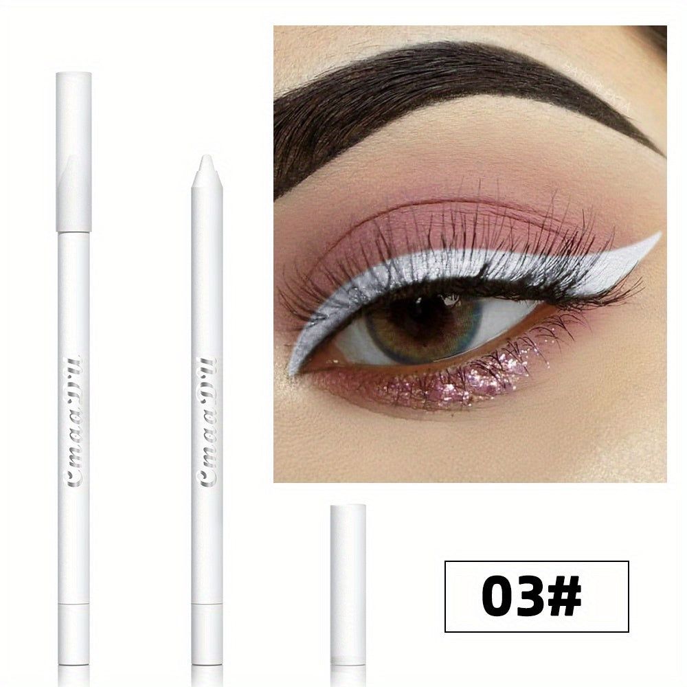 12-Color Long-Lasting Glitter Eyeliner Pen Waterproof Smudge Proof