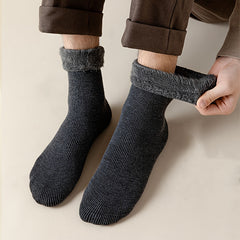 5 Pairs Winter Casual Warm Mid calf Socks