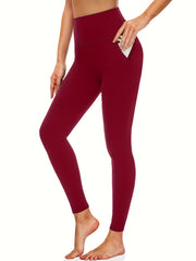 High Waisted Leggings With Pockets Tummy Control Workout Yoga Pants