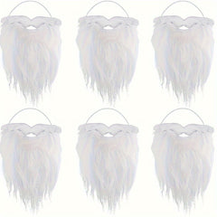 Santa Claus Beard 8 Word Dress Up Christmas Decor