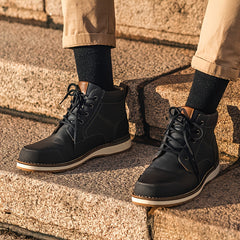 Men's Retro Round Toe Chukka Boots