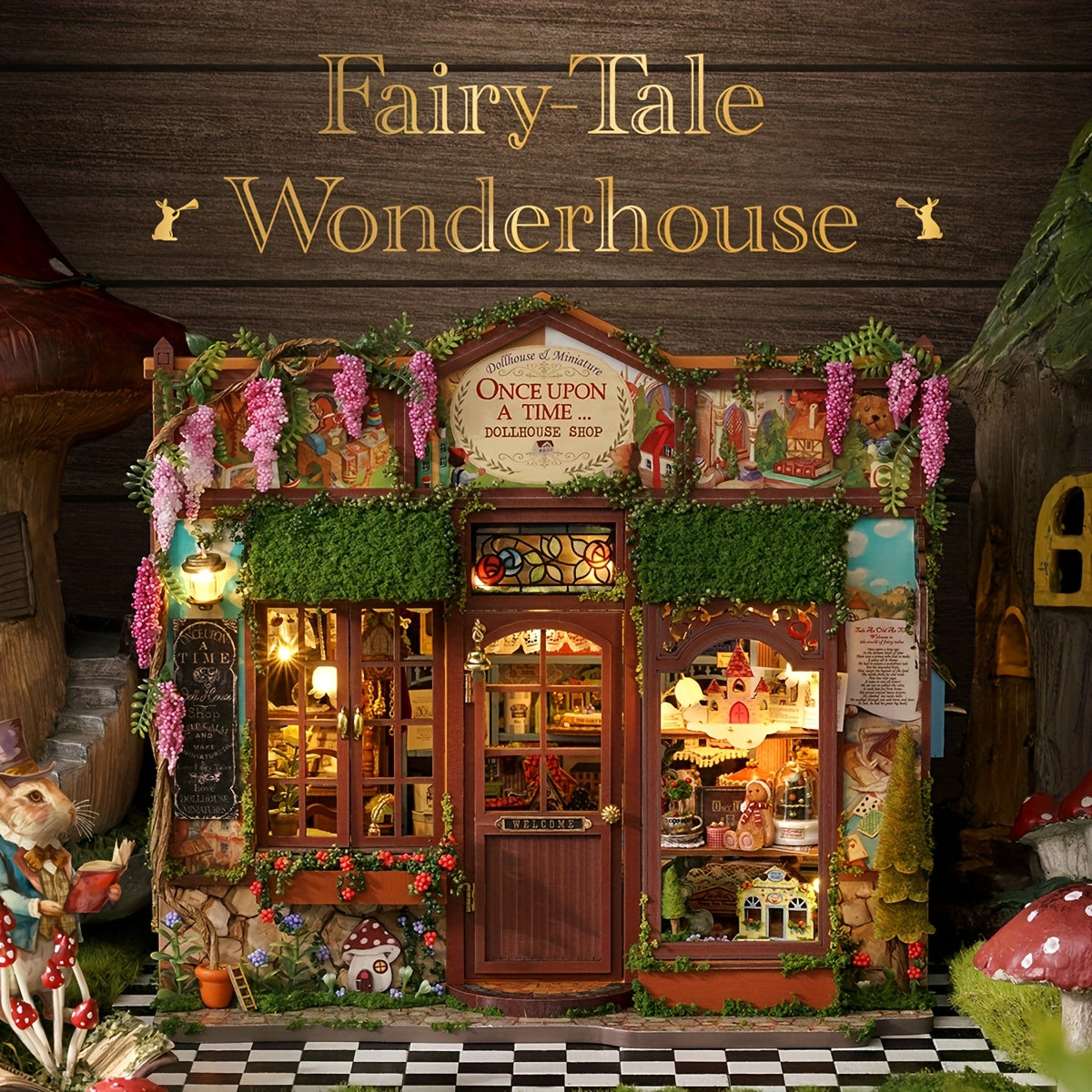 3D Fairy Tale Kingdom House Model DIY Building Scene