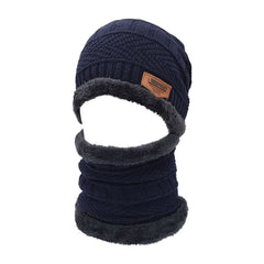 Slouchy Knitted Wool Hat for Cold Weather
