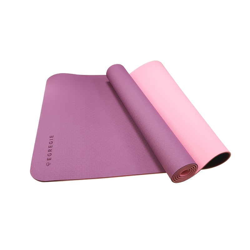 Non Slip Soft Fitness Mat With Lanyard for Yoga Pilates