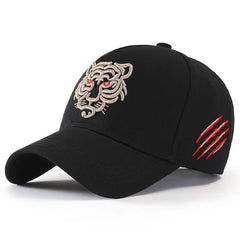 Tiger Head High Top Baseball Cap Men's Women's Plus Size Peaked Cap