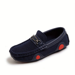Boys Woven Loafer Shoes Breathable Comfortable Non Slip