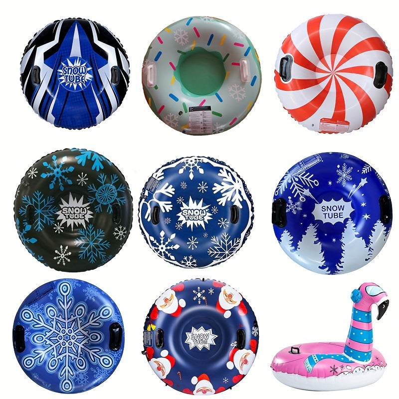 Winter Skiing Ring Waterproof PVC Snow Sled 35-43inch