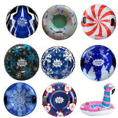 Winter Skiing Ring Waterproof PVC Snow Sled 35-43inch