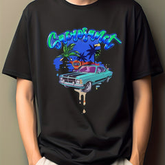 Men's Cartoon Print Hip Pop T-shirt