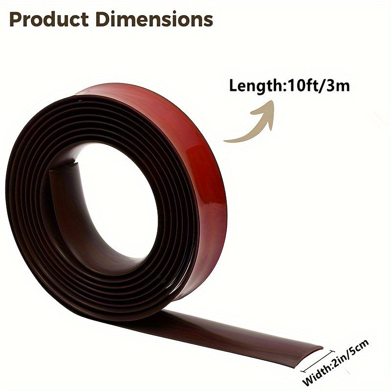 3.05m Floor Transition Strip Self-Adhesive Laminate Vinyl Flat Divider