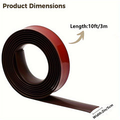 3.05m Floor Transition Strip Self-Adhesive Laminate Vinyl Flat Divider