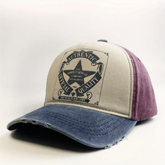 Unisex Adjustable Baseball Cap With Pentagram Embroidery
