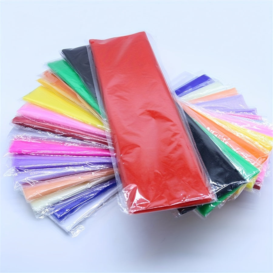Crystal Organza Fabric Tulle 48" Sheer Mesh Fabric DIY Home Decor