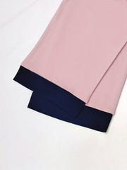 Colorblock Trim Sleep Bottoms Casual & Cozy Home Sleep Pants