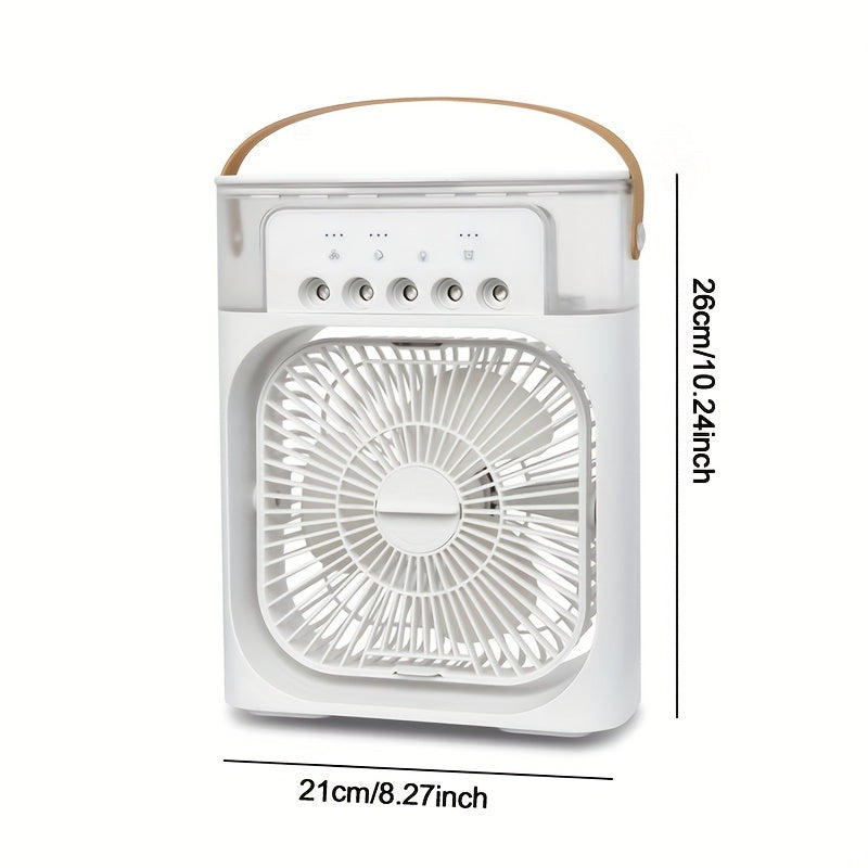 Portable USB Air Conditioner Humidifier Cooling Fan