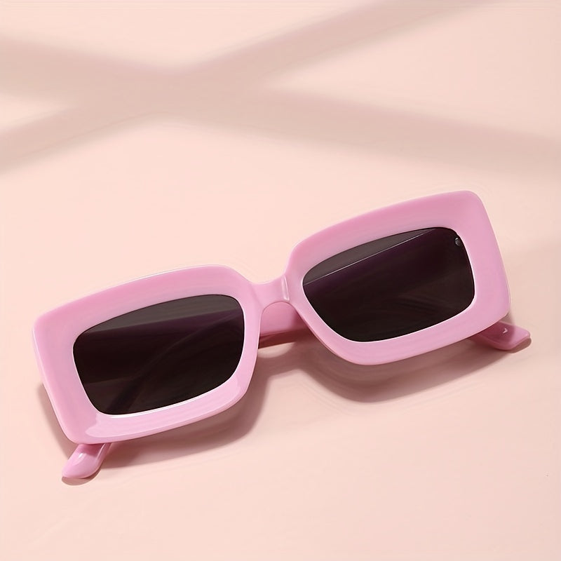 Y2K Rectangle Sunglasses UV400 Sun Shades Glasses