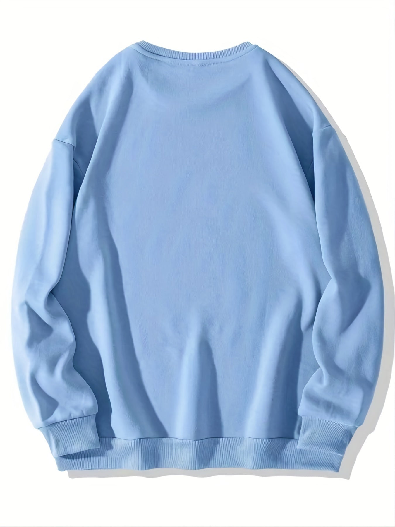 Letter Print Crew Neck Sweatshirt for Women