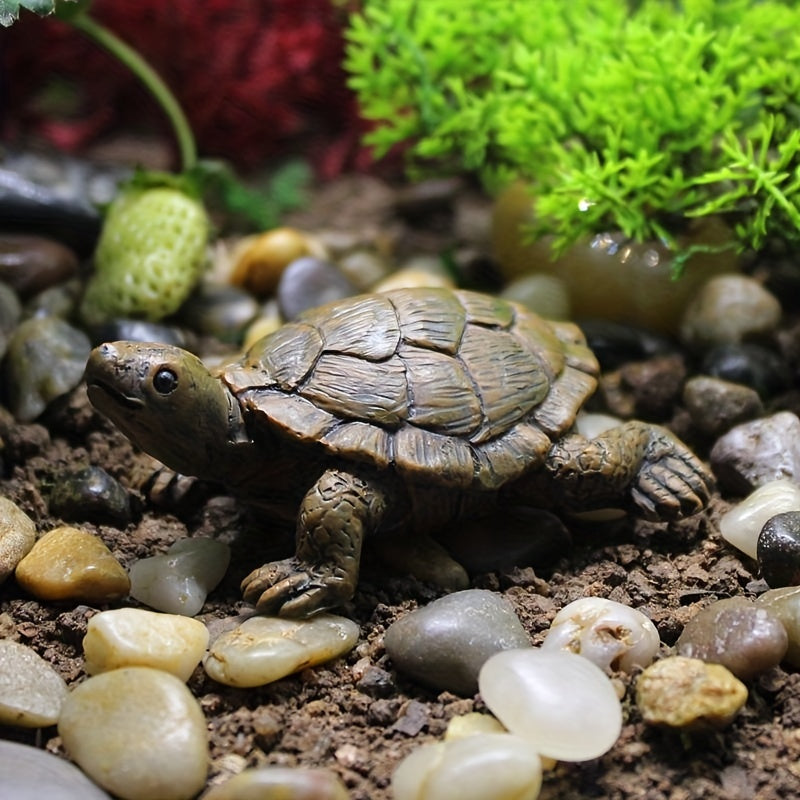 Small Turtle Ornament for Gardening Landscaping and Flower Pot Decoration