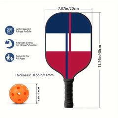 Fiberglass Pickleball Paddle For Beach Outdoor Recreational Sports Equipment