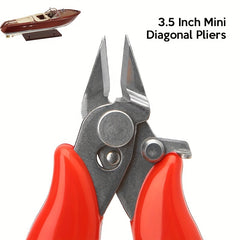 Mini Diagonal Pliers 3.5 Inch Wire Cutter Insulated Handle